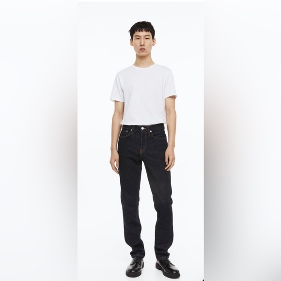H&M Jeans Nwt Hm Mens Slim Fit Jeans Dark Denim Blue Poshmark